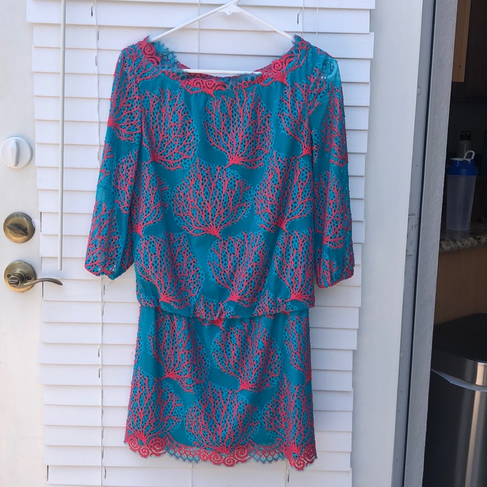 Lilly Pulitzer lace mini dress